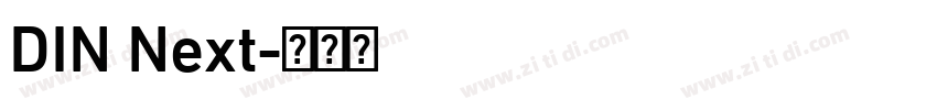 DIN Next字体转换
